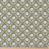 Algodón estampado SELMA2 Verde / Amarillo
